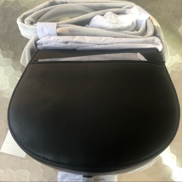 NWT $348 TORY BURCH MILLER SMALL LEATHER SADDLEBAG - Picture 7 of 14